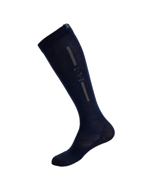 Elt Paardrijsokken Merino Donkerblauw&Donkergrijs - Ruiteraccessoires