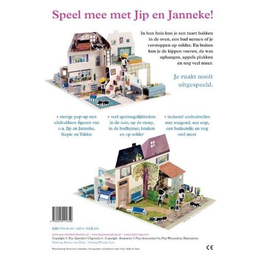 Uitgeverij querido pop-up boek het huis van jip en janneke
