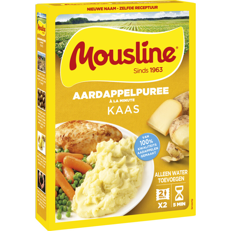 Mousline Aardappelpuree kaas