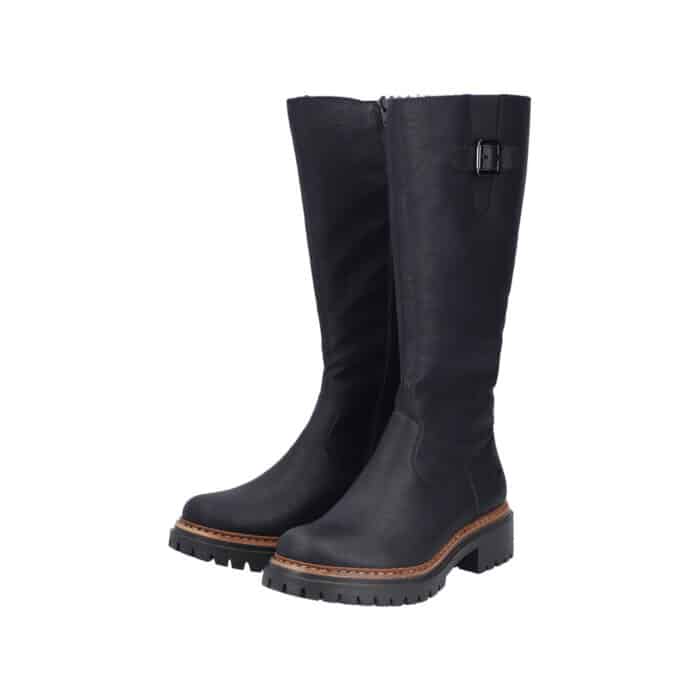 Rieker Lang Støvle Dame 72694-00