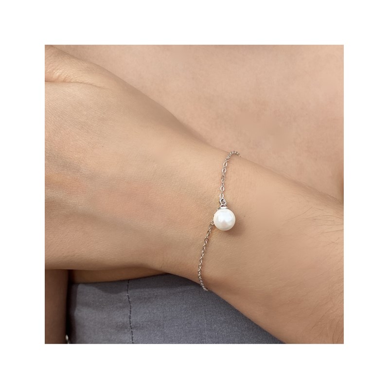 Parure Full Moon Crystal Pearl - Argenté et Cristal