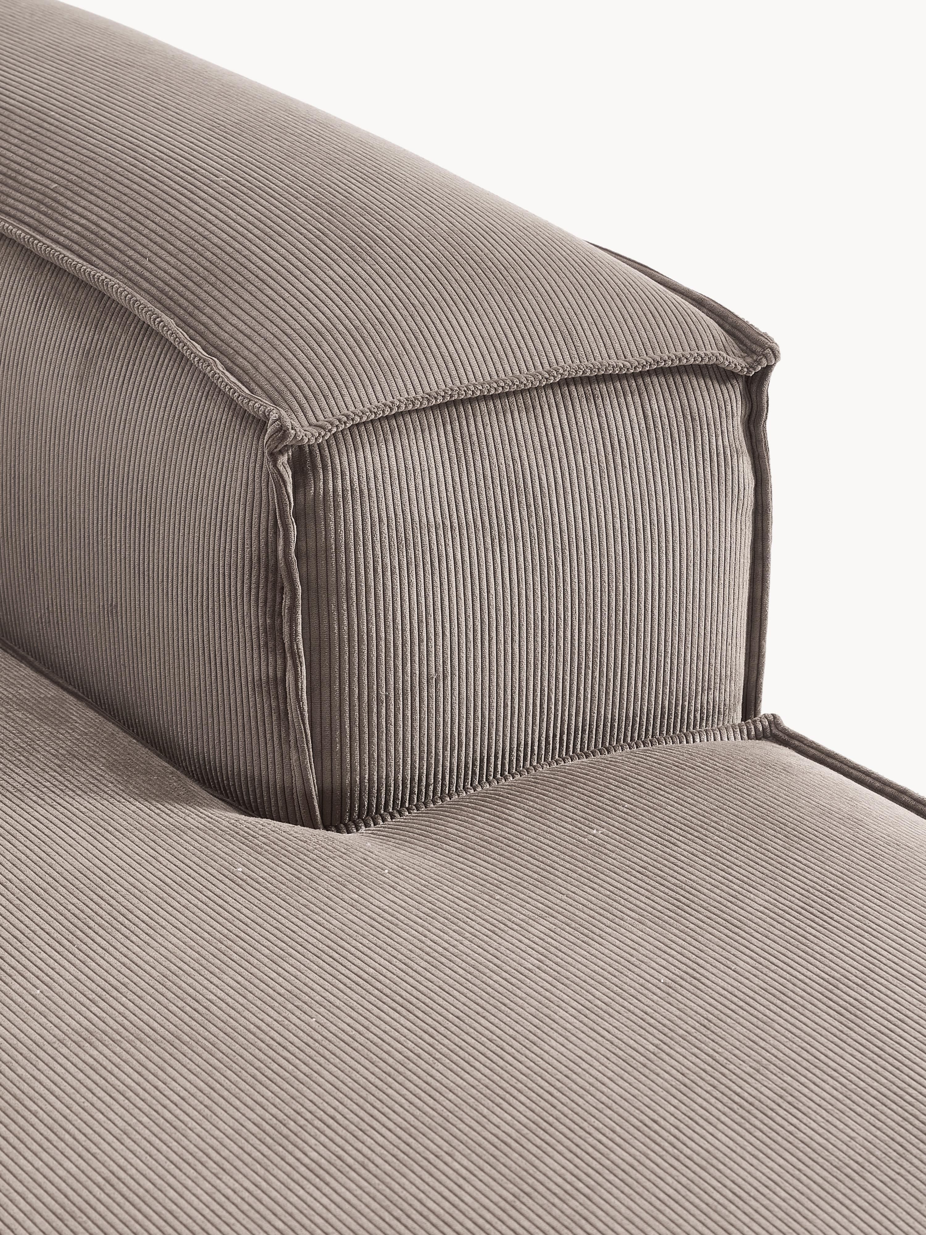Chaise longue hoekmodule Lennon van corduroy
