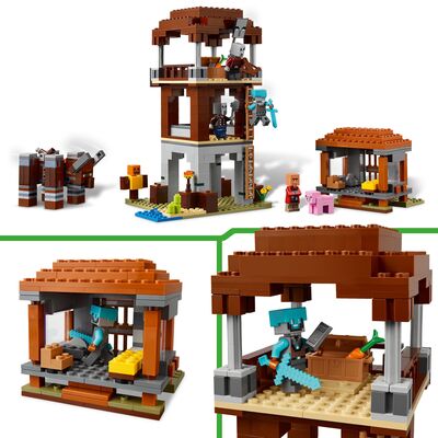 LEGO Minecraft 21278 Røvernes utpost og olmt beist