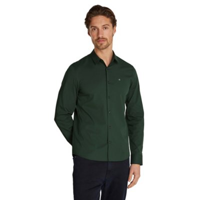 Chemise à manches longues homme Poplin Stretch Slim CALVIN KLEIN