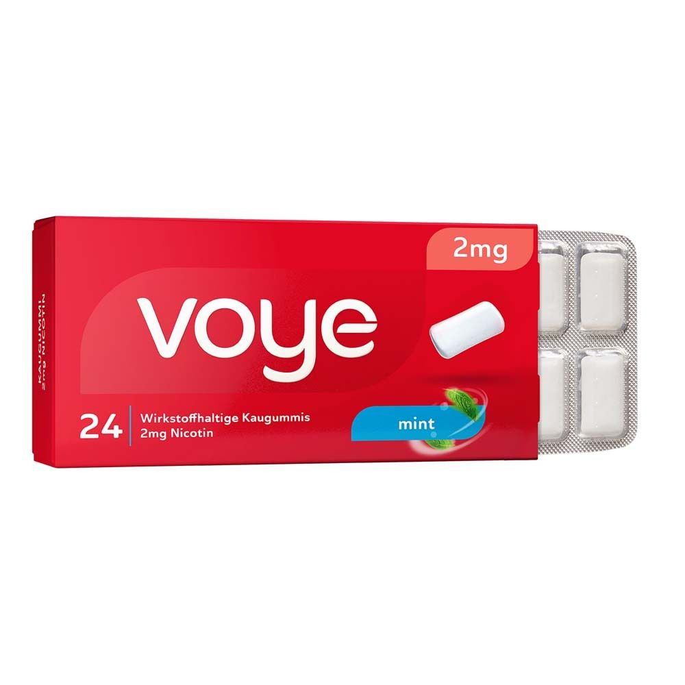 Voye Mint 2mg wirkstoffhaltiges Kaugummi