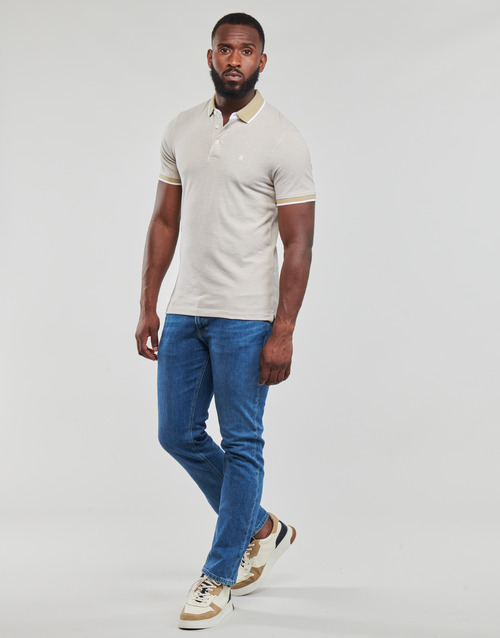 Jack & Jones - JJEPAULOS POLO SS - Beige