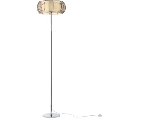 Staande lamp, 2-lichts, HxØ 162x42,5 cm, Relax brons chroom