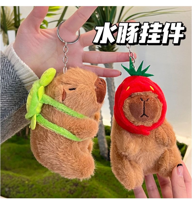 Chavipa - Capybara Chenille Bag Charm (Diverse ontwerpen)