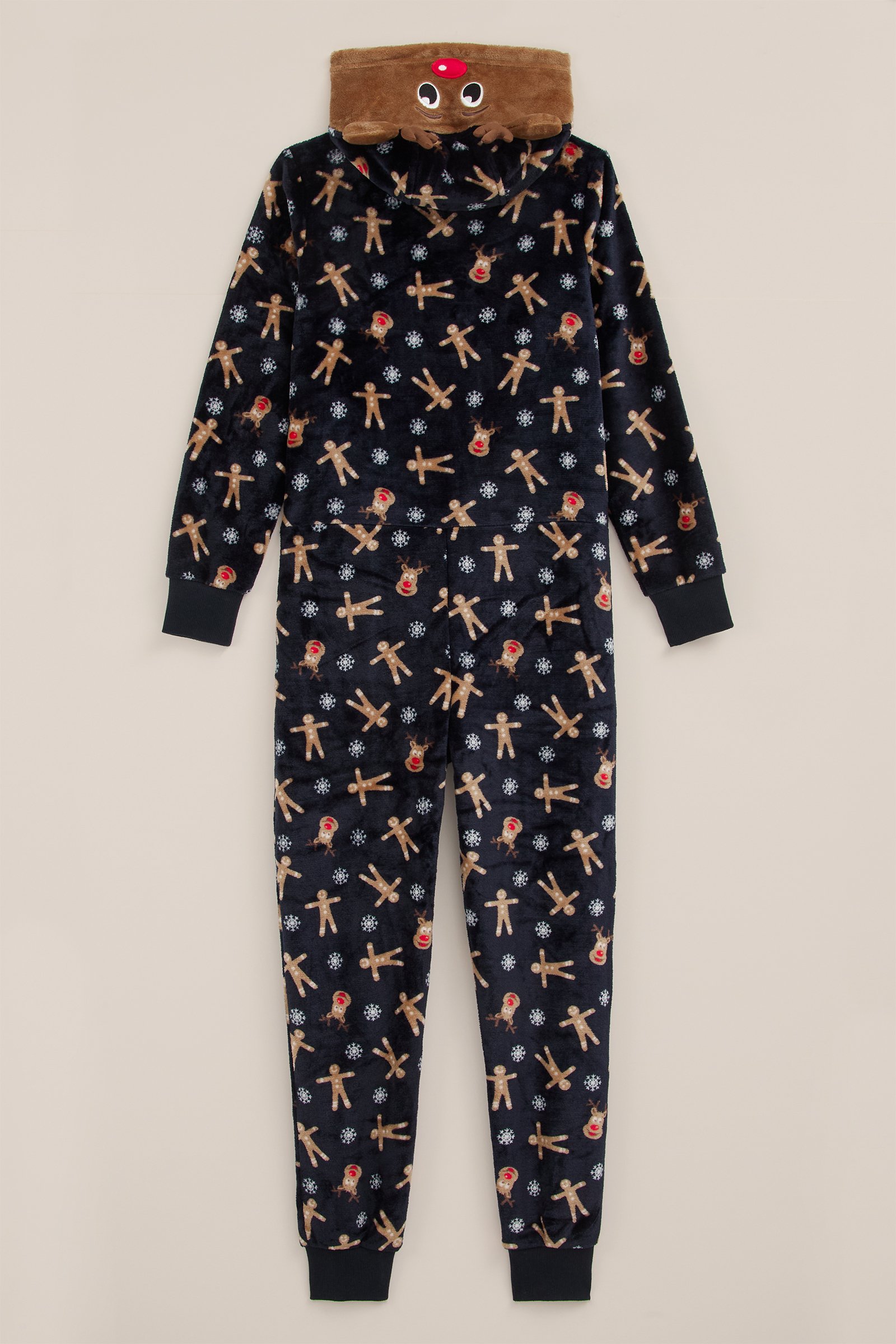 Jongens onesie met dessin WE Fashion Marineblauw