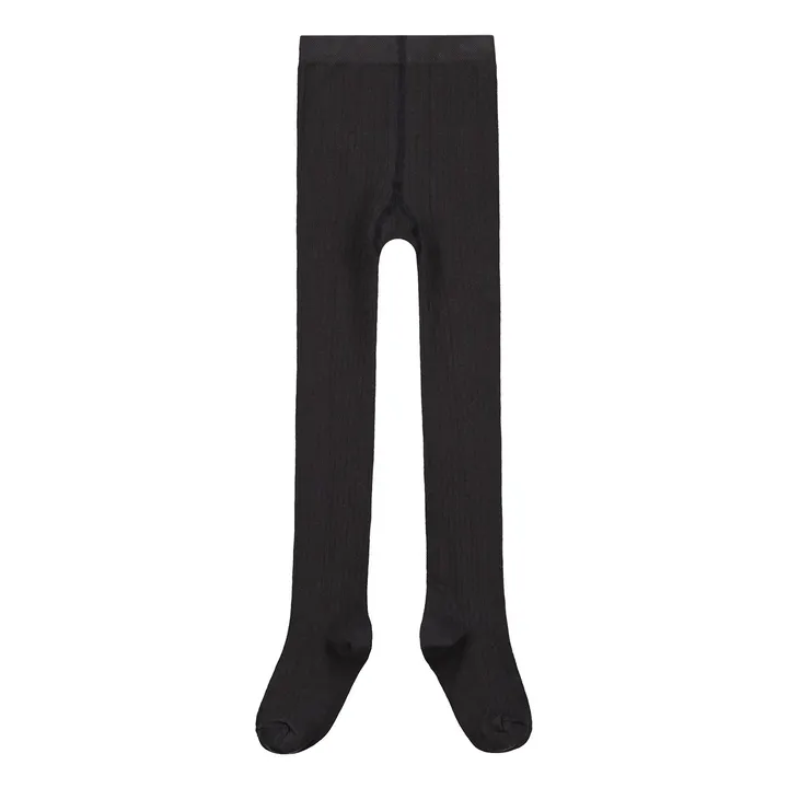 Gray Label Collants Coton Bio | Noir