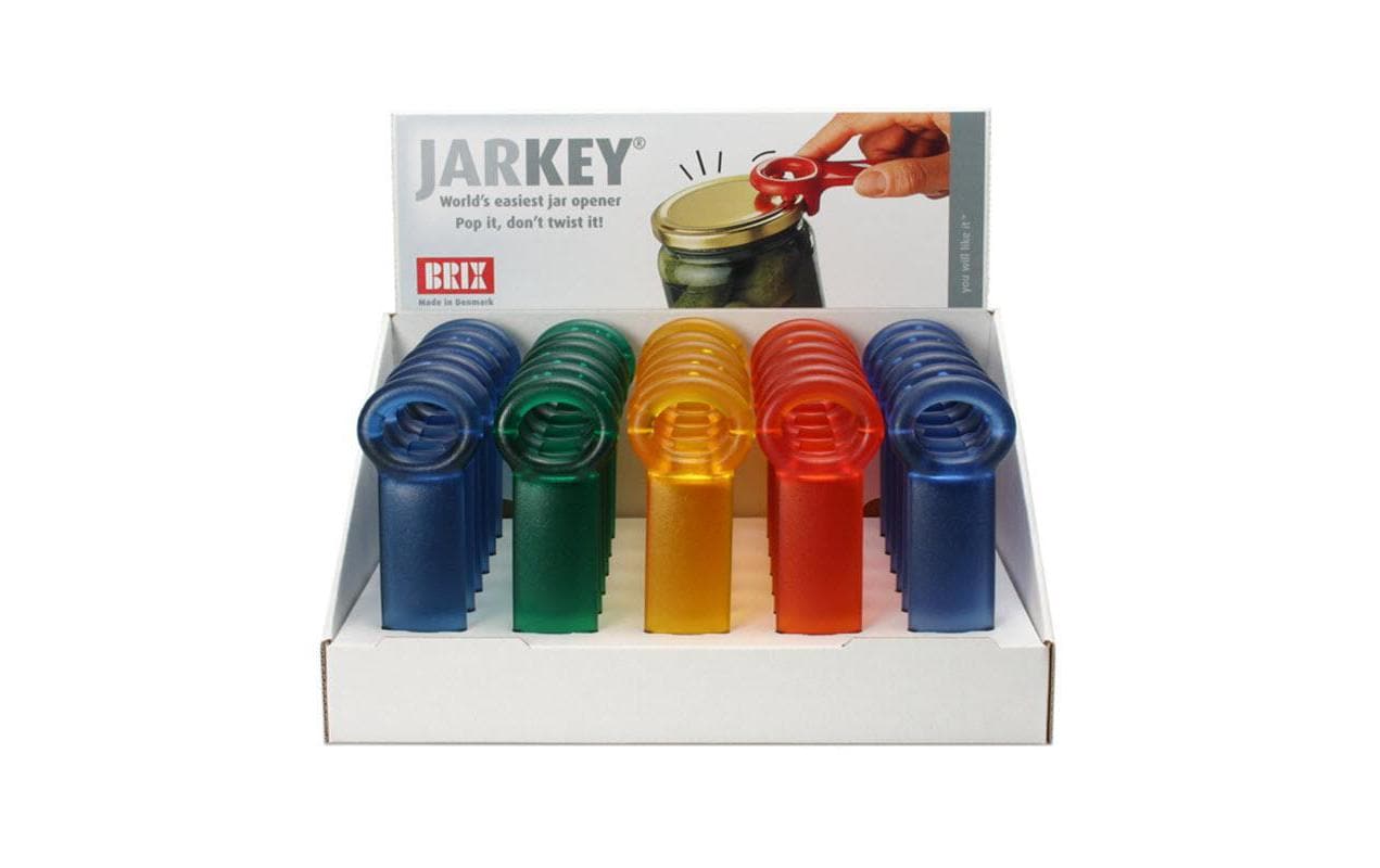 Schraubdeckelöffner JarKey Display à 30 Stück, Assortiert<br>Deckelöffner