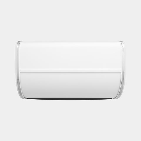 Broodtrommel met schuifdeksel, medium - White