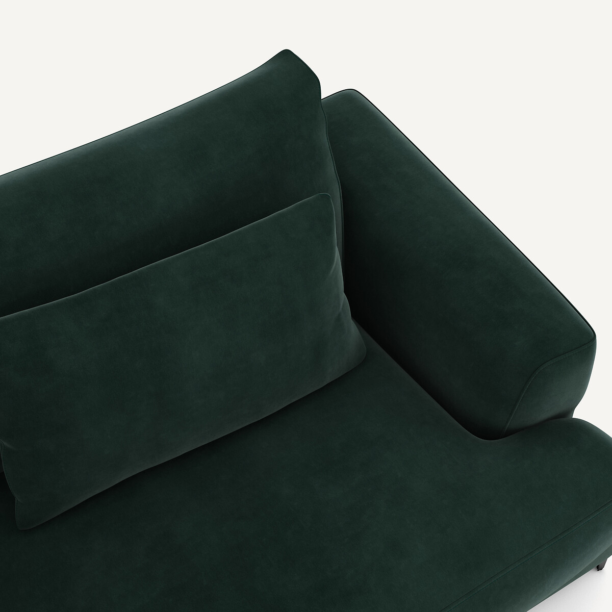 AM.PM<br>Sofá-cama de veludo de 4 lugares, Marsile