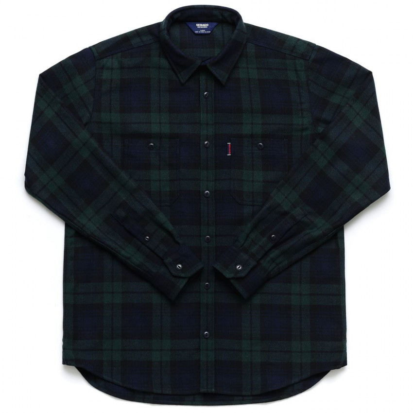 SHEETBEND BLACK WATCH-CHEMISE SEBAGO HOMME