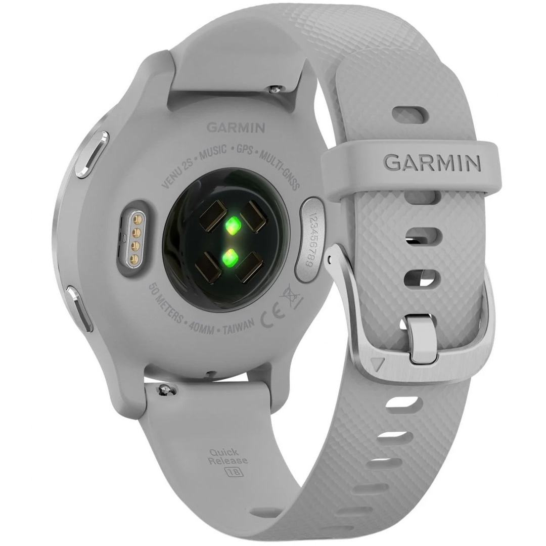 Garmin Venu 2S Smartwatch Hellgrau / Silber