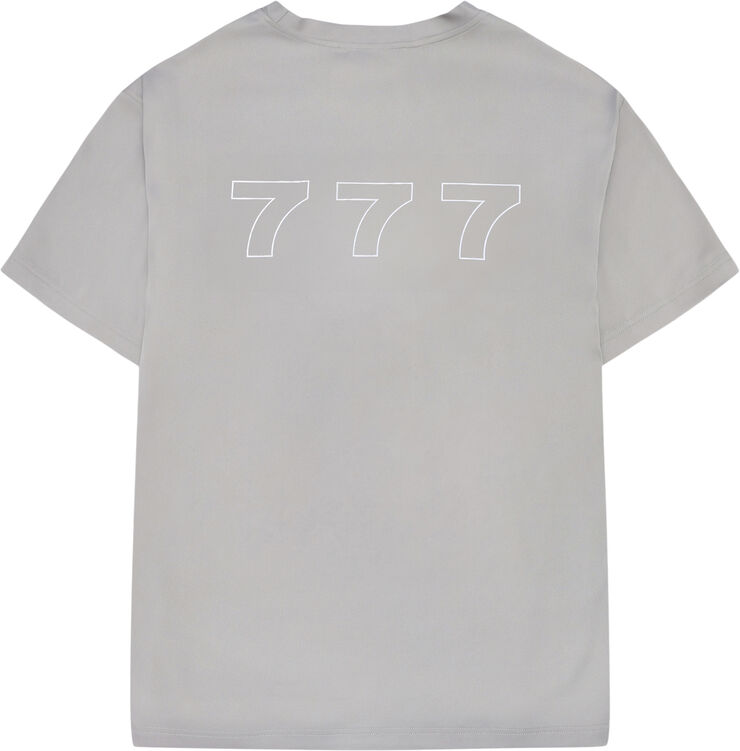 7 Days Active Shiny Oversize Tee 051 silver