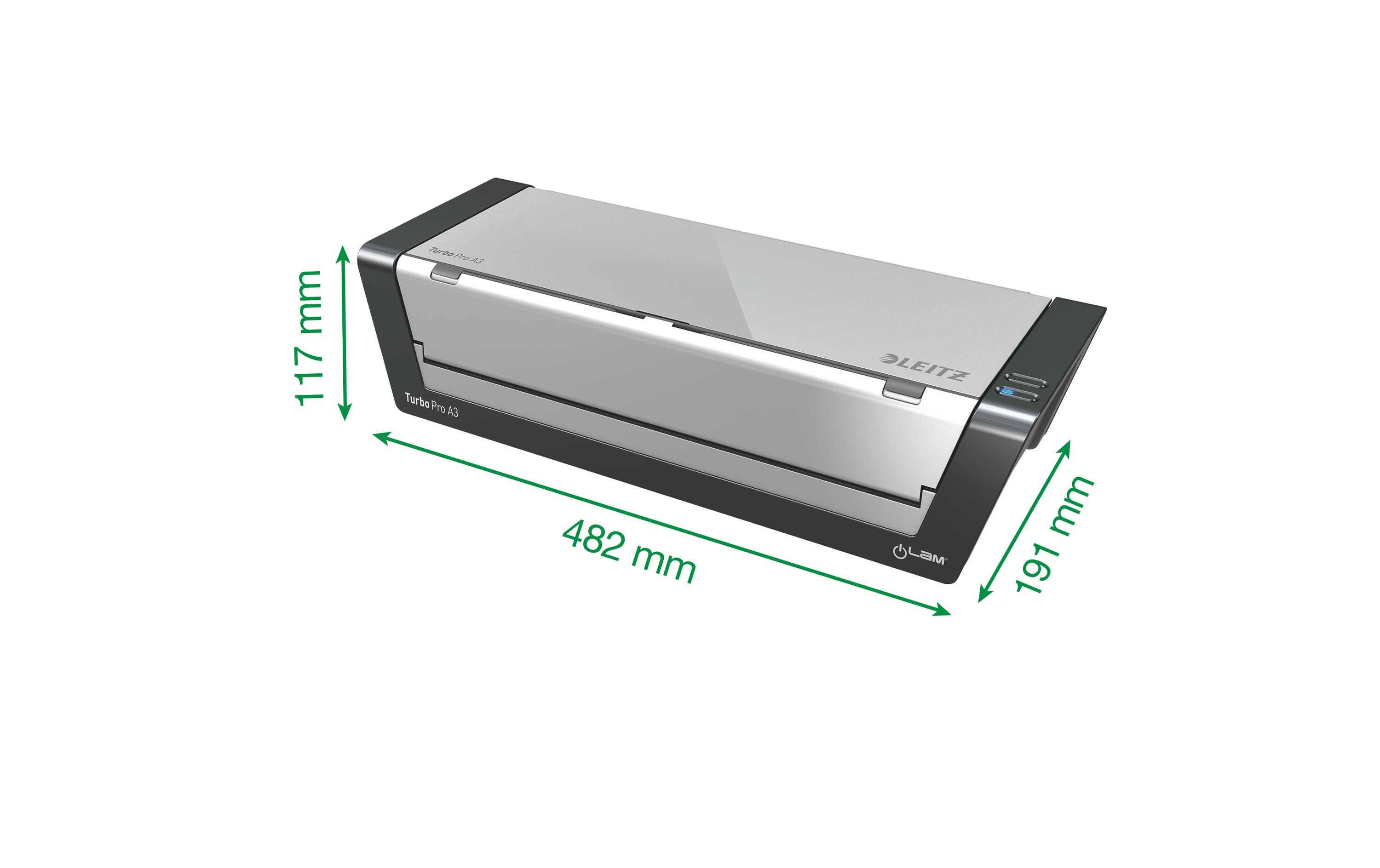 Laminiergerät Touch Turbo Pro A3 250 µm<br>A3-Laminiergerät für den häufigen und professionellen Einsatz