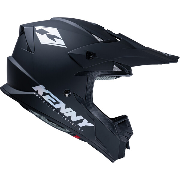 Kenny - Casque Track Solid Noir Mat / Holographic