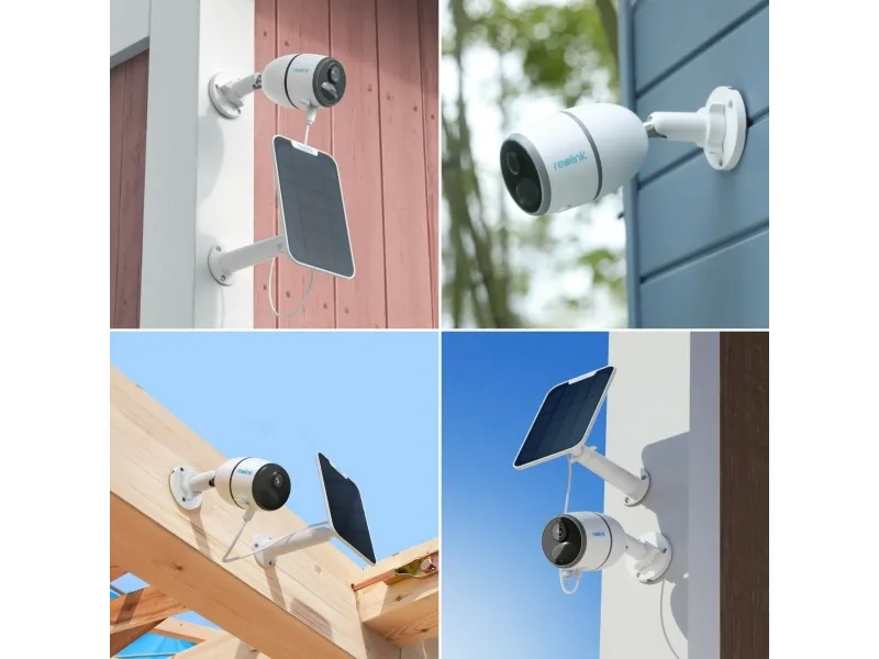 Reolink Go Series G330, IP-sikkerhedskamera, Udendørs, Trådløs, Google Assistant, Væg, Hvid