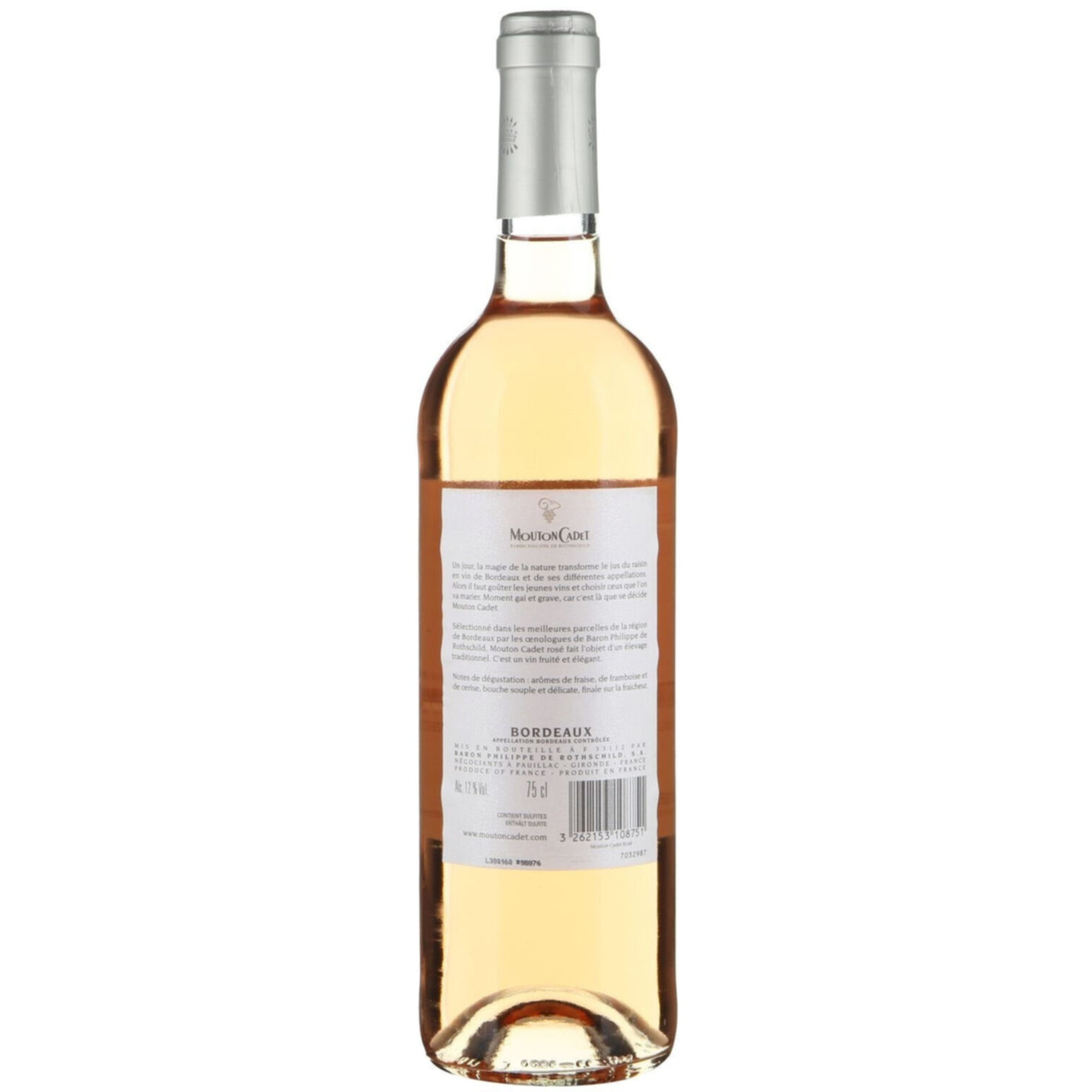 Bordeaux AOC Rosé Mouton Cadet -75cl