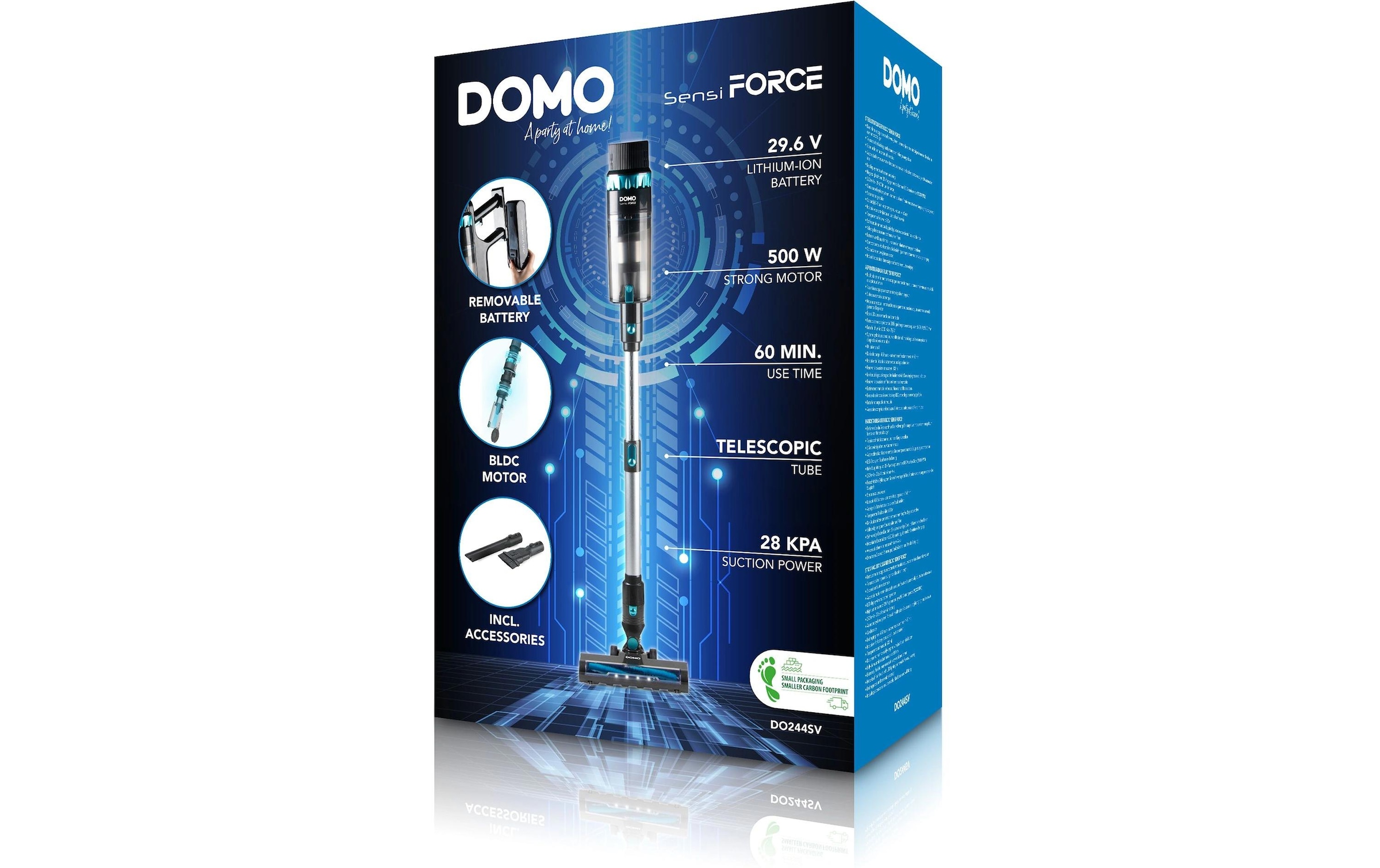 Domo Akku-Hand-und Stielstaubsauger »DO244SV«