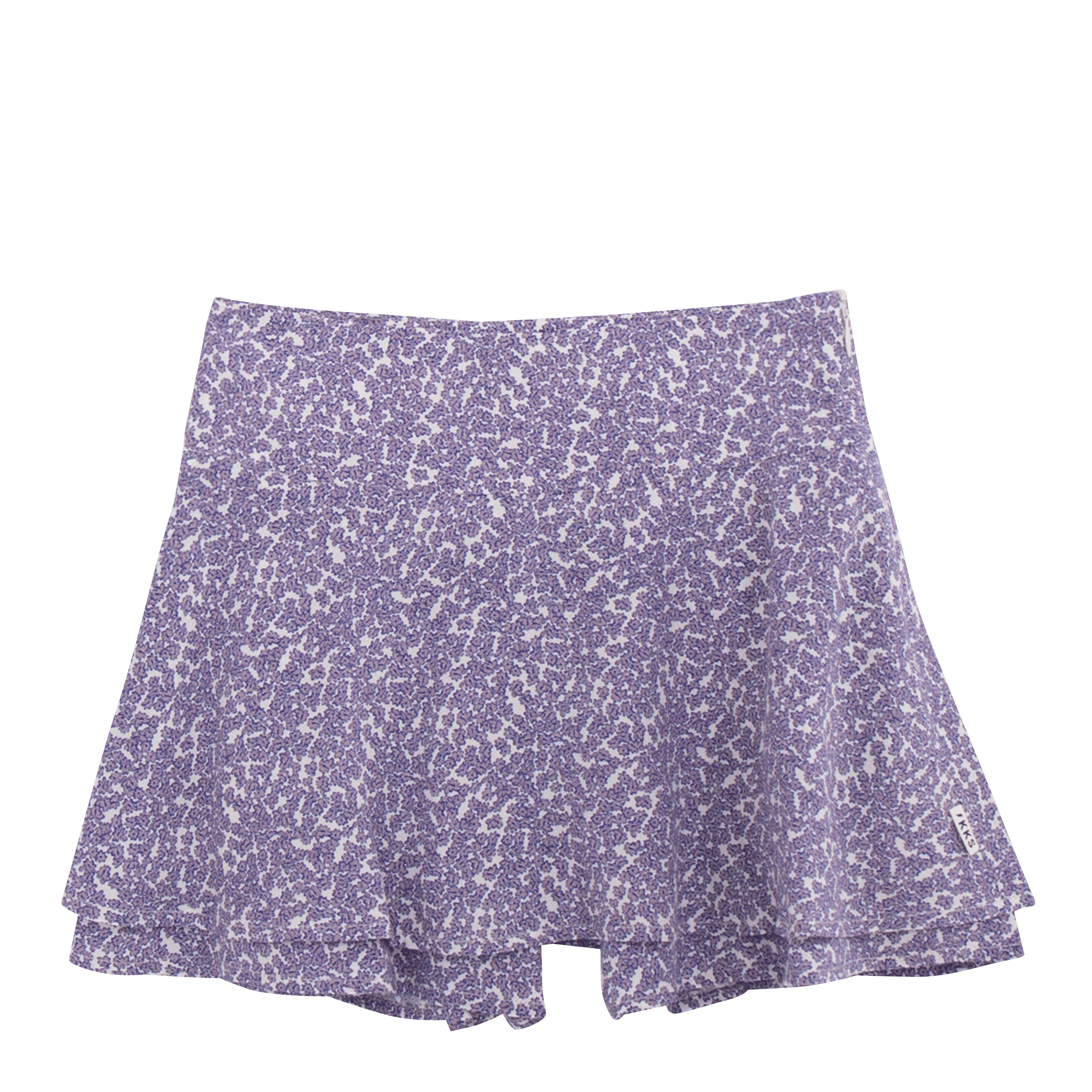 Jupe short imprimée| Violet