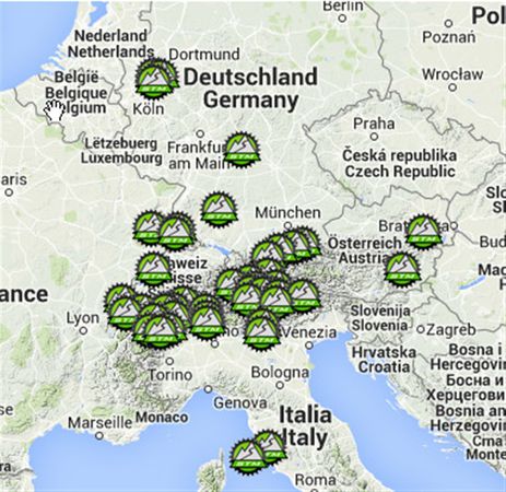 SUPERTRAIL MAPS Bike-Karten Frankreich  PORTES DU SOLEIL