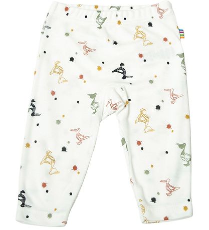 Joha Leggings - Bambus - Weiß m. Pelikane