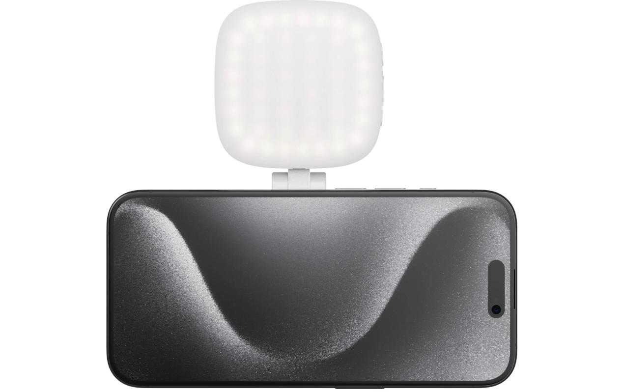 Videoleuchte Vibe P48 WeissAbnehmbare LED-Videoleuchte
