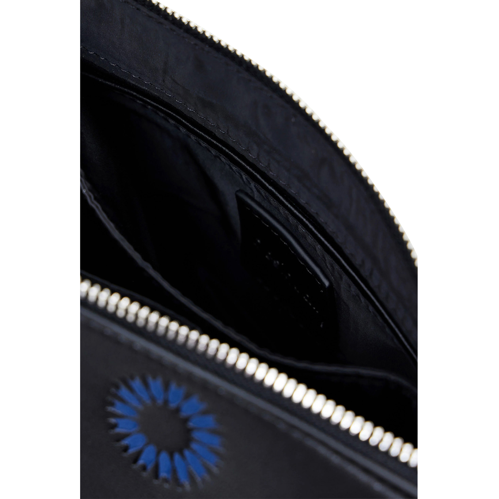 Sac bandoulière à motif | Noir