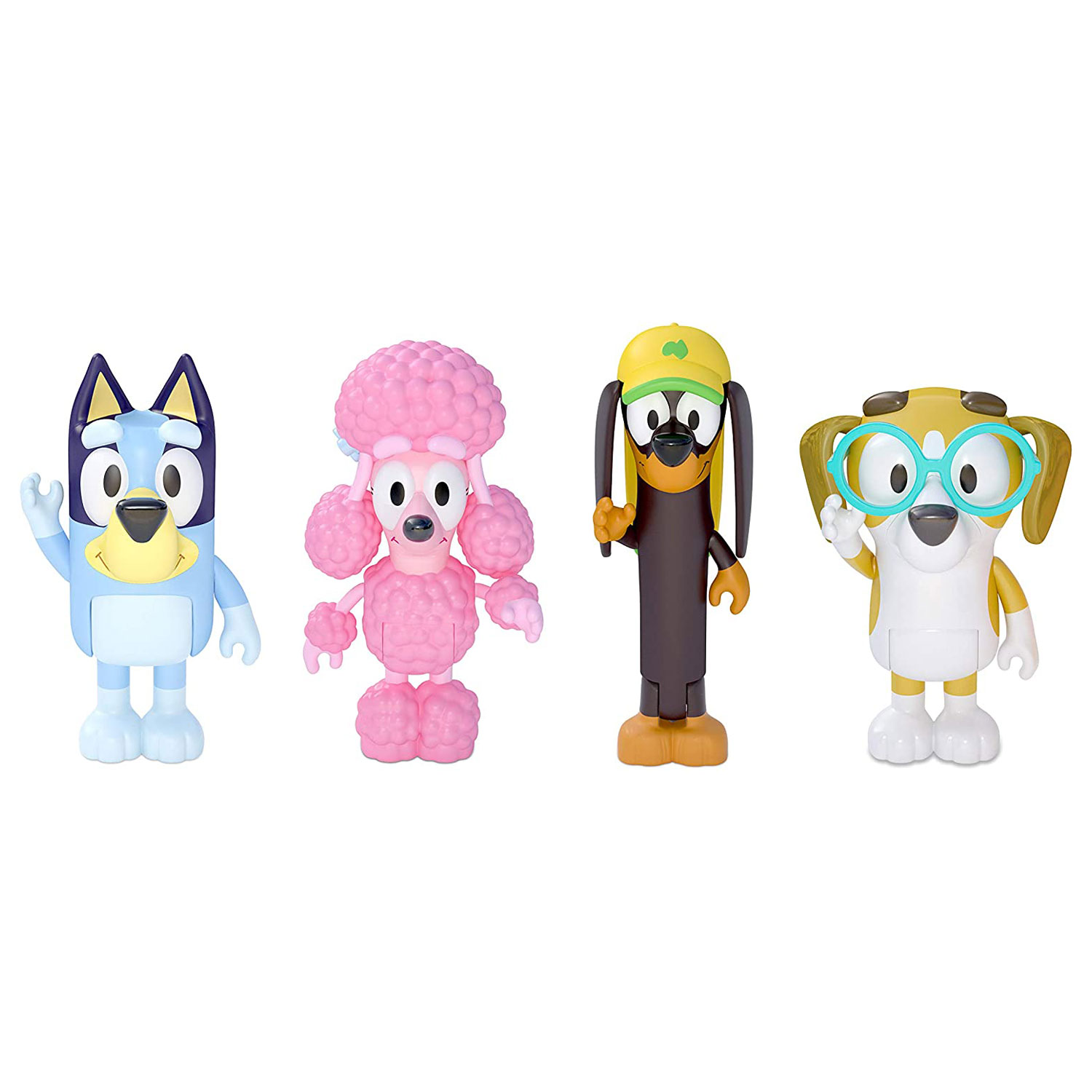 Bluey & Vrienden Speelfiguren, 4st.