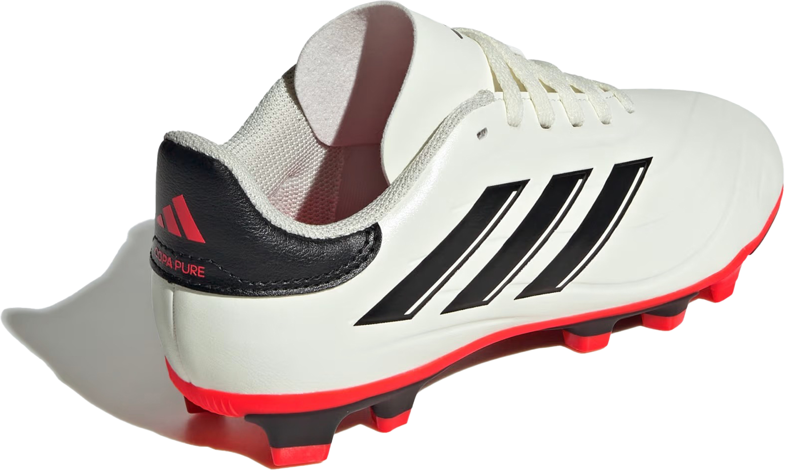 Copa Pure II Club FxG Junior Ivory/Core Black/Solar Red