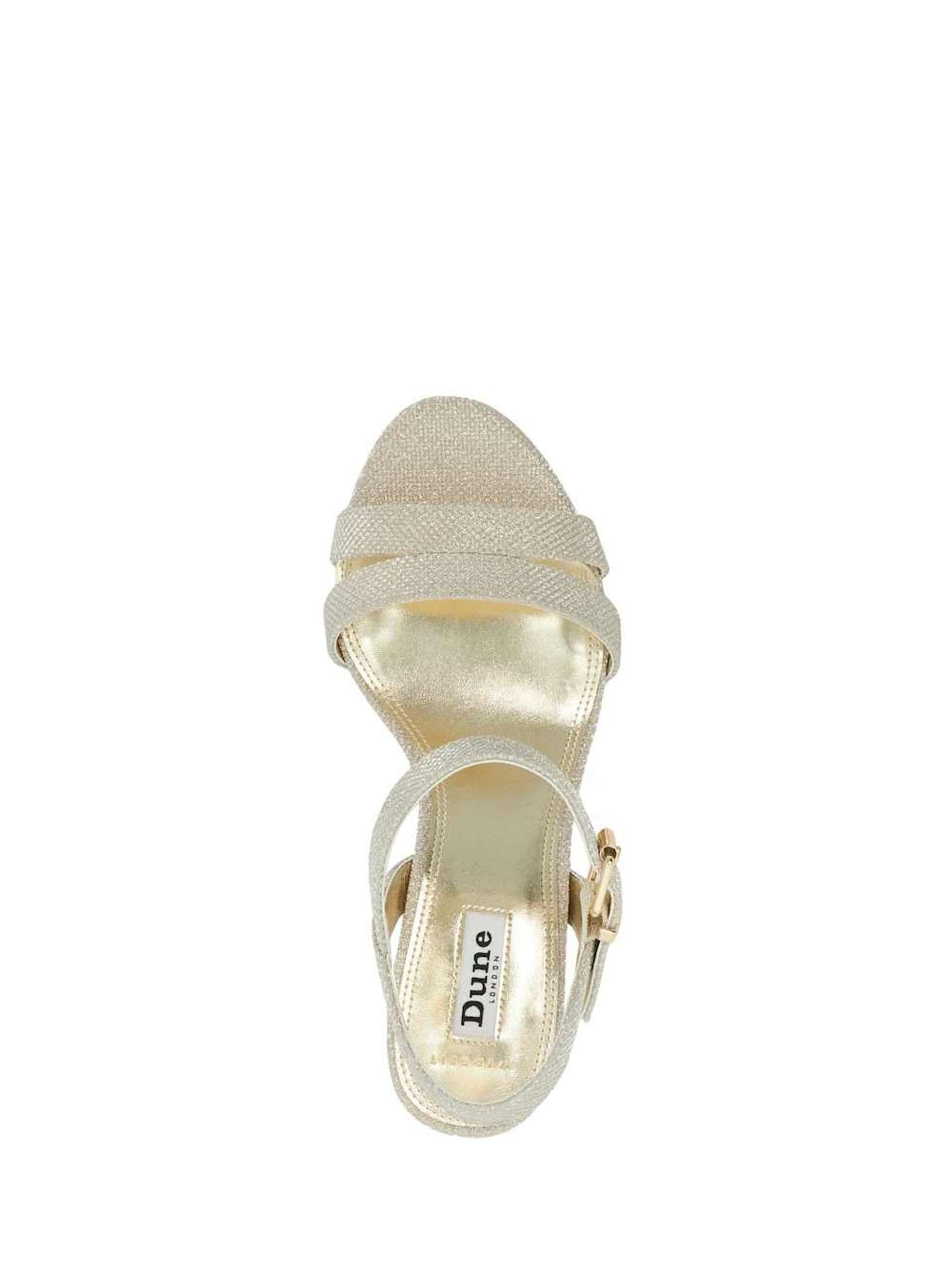 Goud - Dune London Merisa Block Heel Sandals