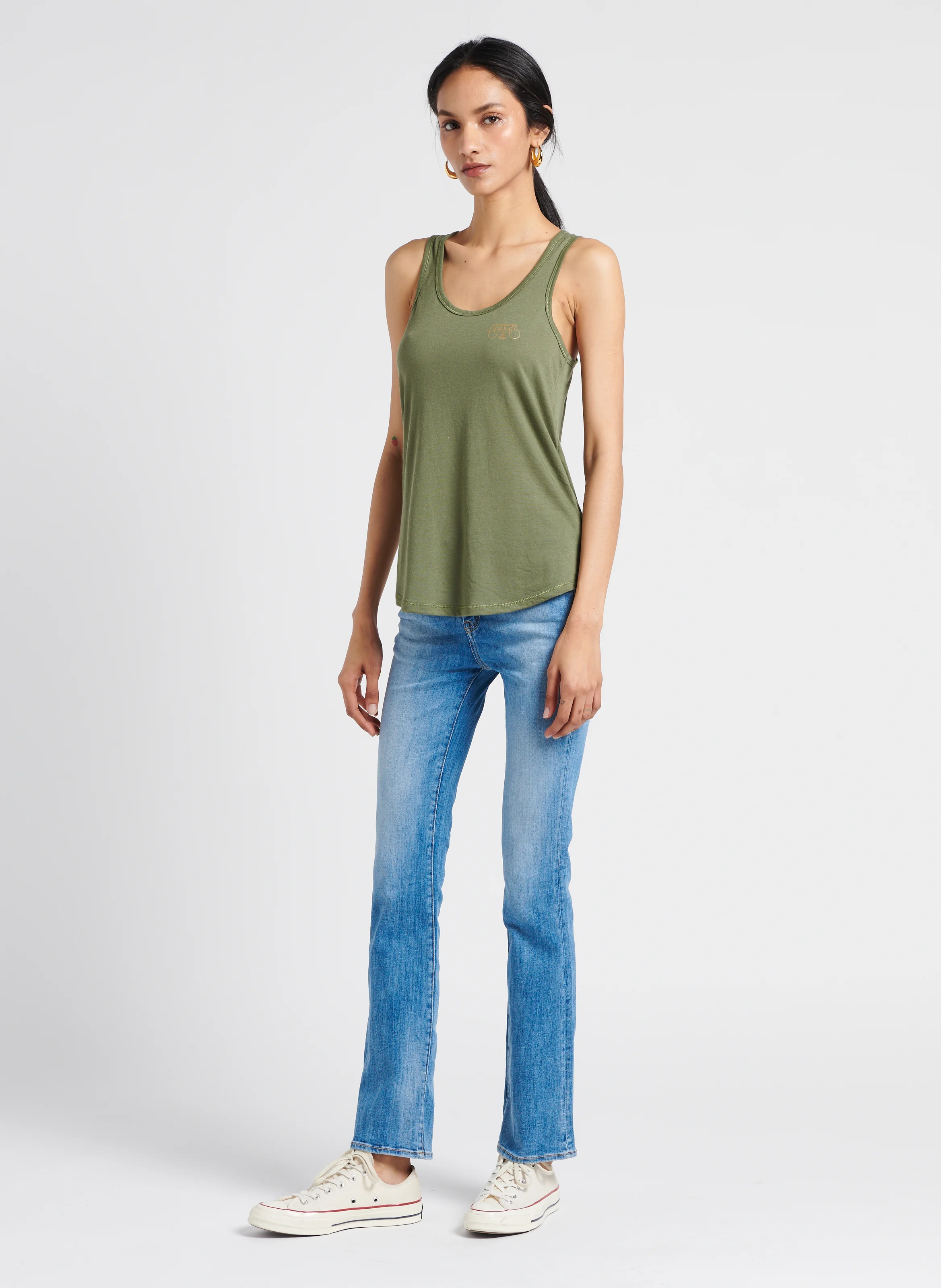 POWERB - Jean bootcut en coton stretch | Bleu
