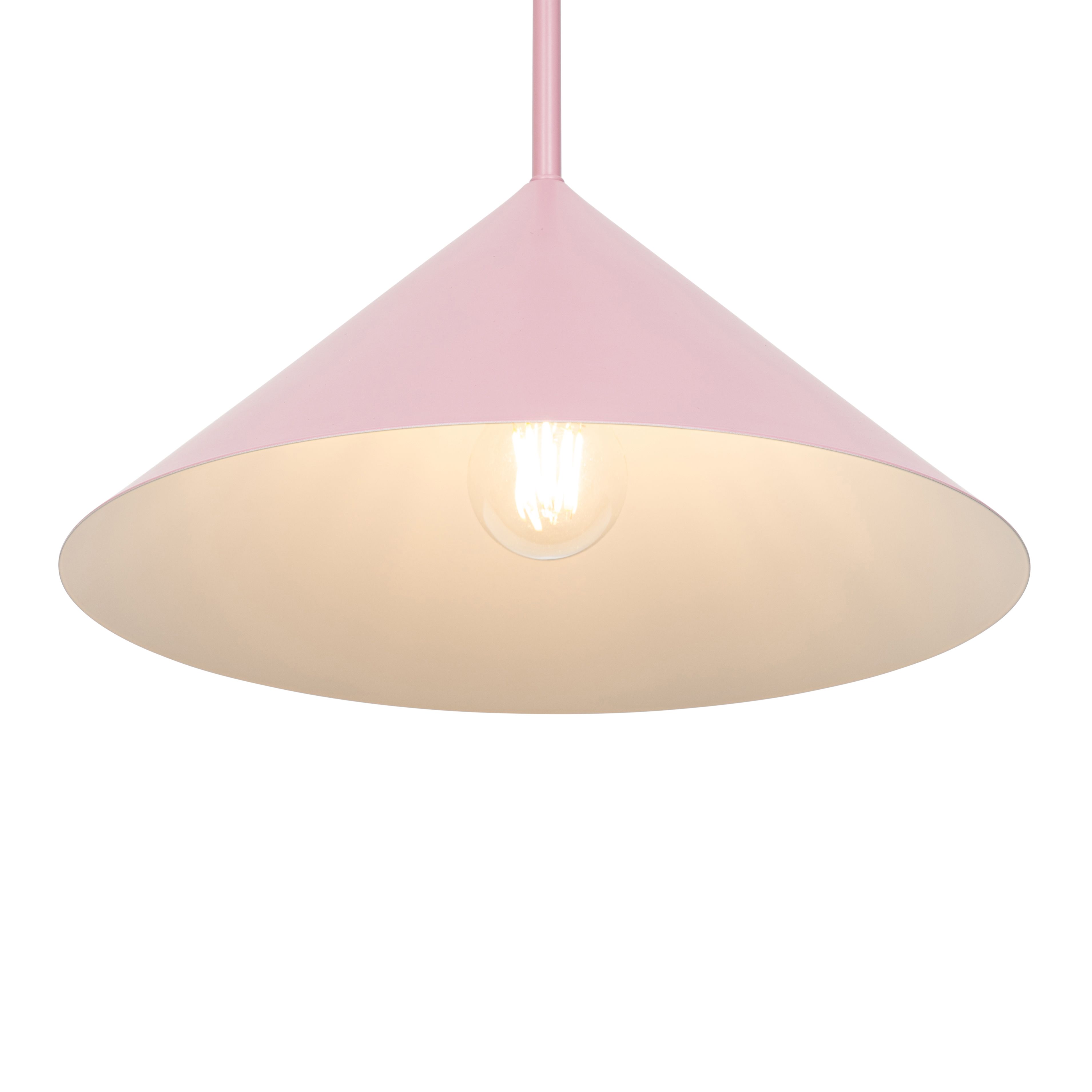 Design hanglamp roze driehoek - Triangolo