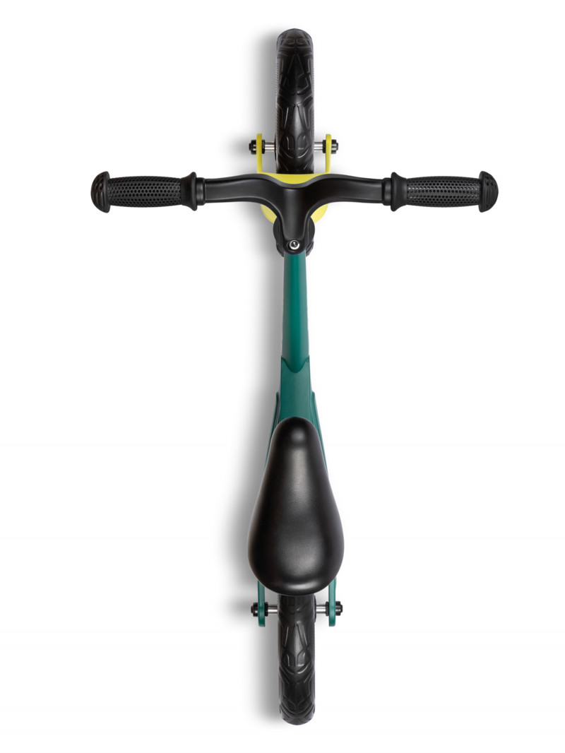 Draisienne balance bike lite vert paon - cadre magnesium et roues eva