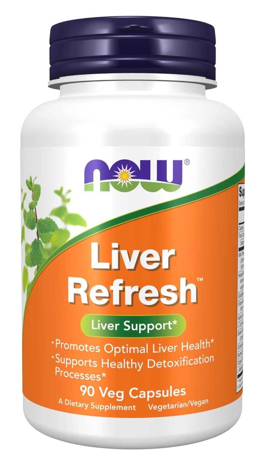 NOW Foods Liver Refresh 90 Cápsulas Veg