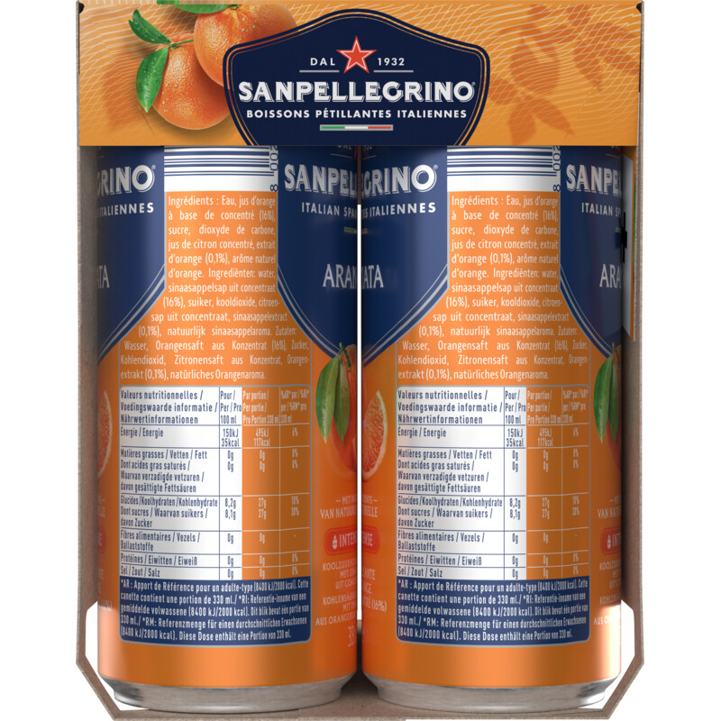 S. Pellegrino Aranciata 6-pack