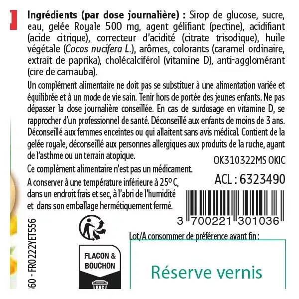 Forté Pharma Forté Royal Geleia Real 60 gomas
