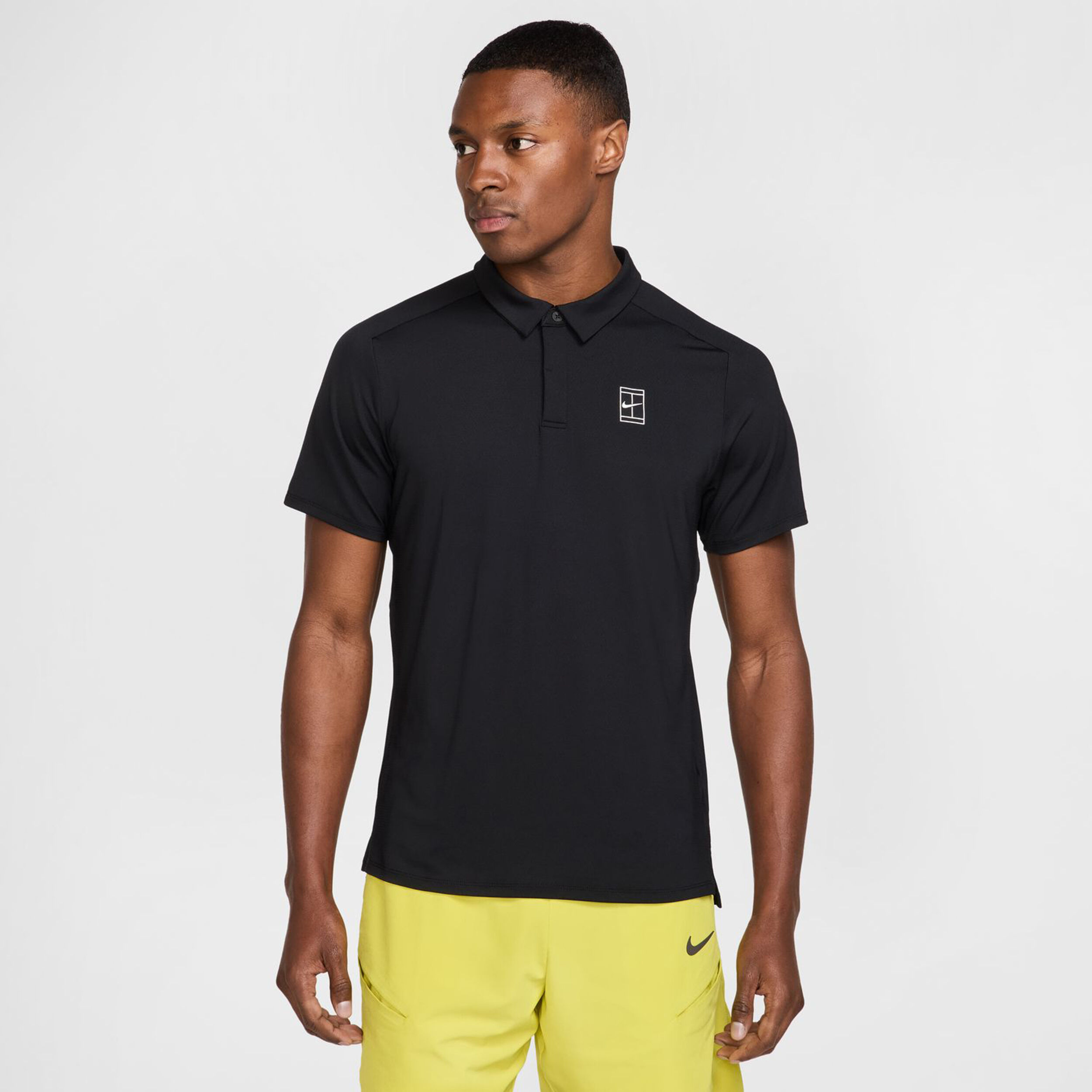 Nike Court Dri-Fit Advantage Polo Hommes - Noir