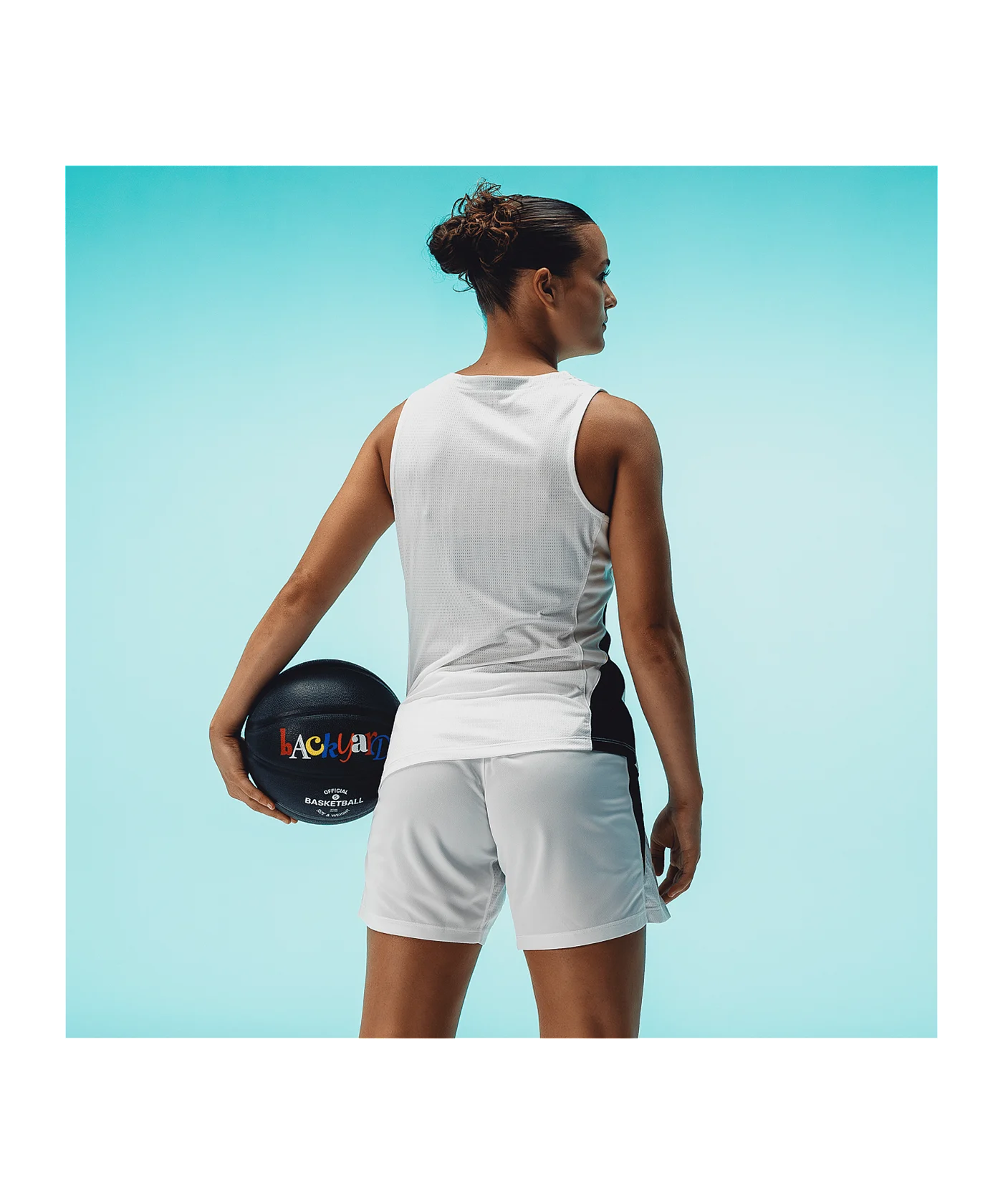 Nike Team Basketball Stock Trikot Damen Weiss F100