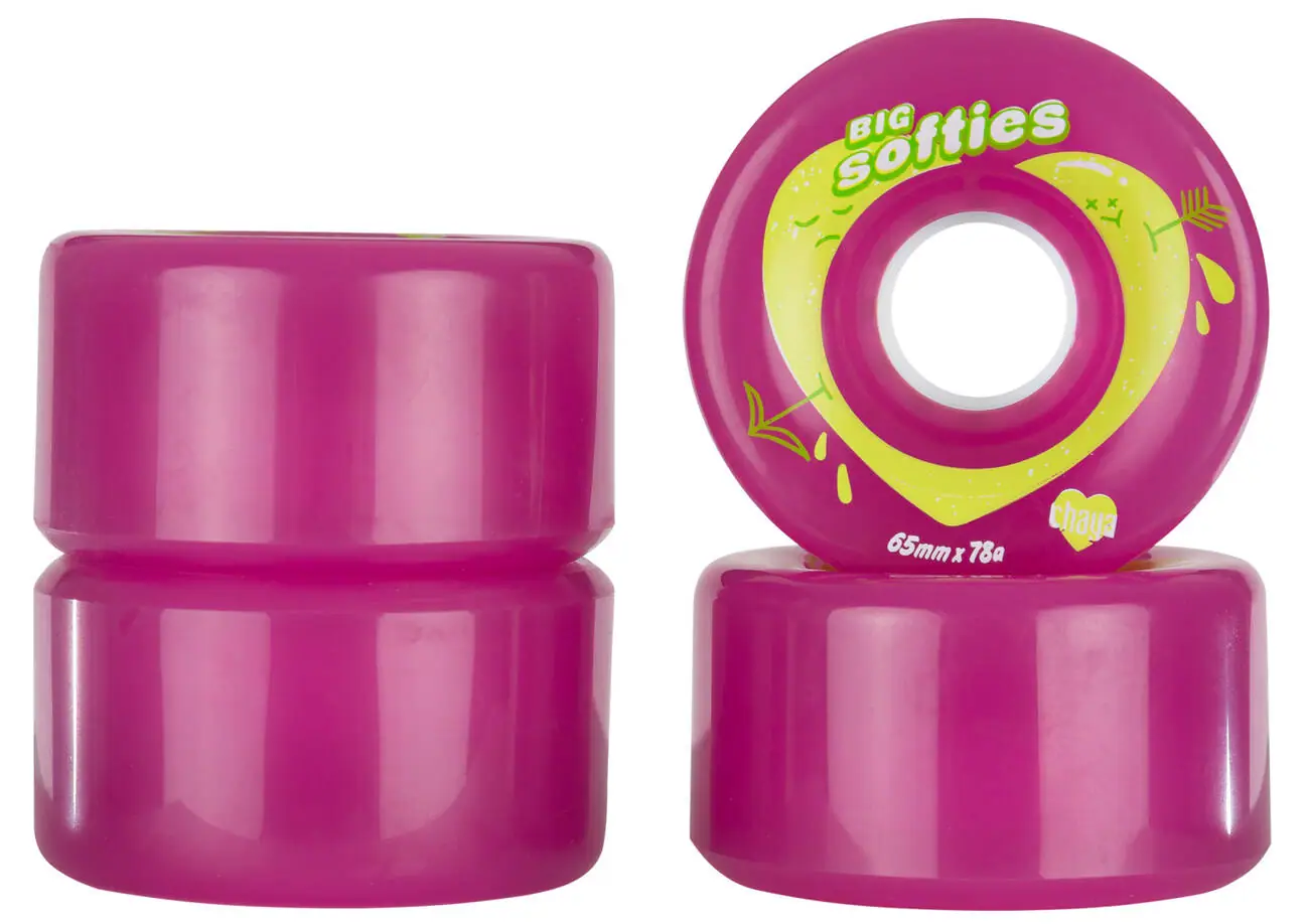Chaya Big Softies Rulleskøjte Hjul Side By Side 4-Pak