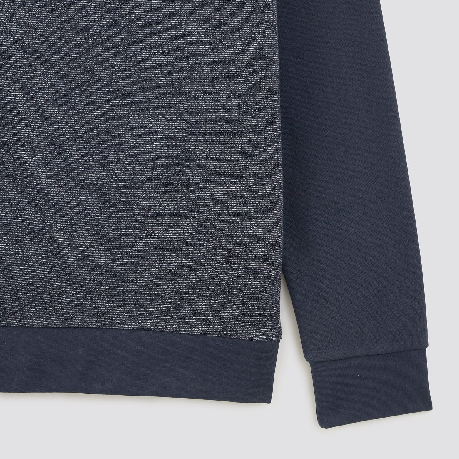 Sweat col montant Bleu foncé