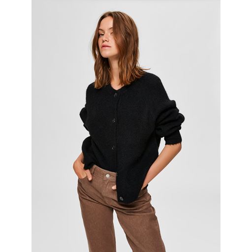 Selected Femme Lulu Cardigan, Sort, S