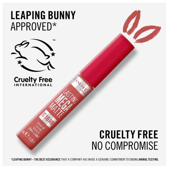 Rimmel London Lasting Mega Matte Liquid Lipstick 600 Coral Sass