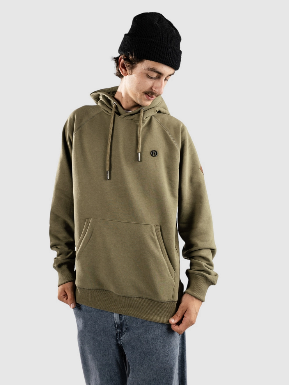 Kazane Esben Hoodie burnt olive