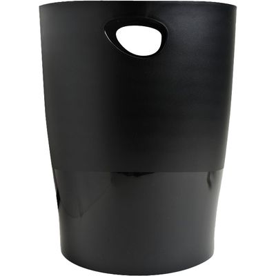 Exacompta Ecobin - Corbeille à papier 15L - noir