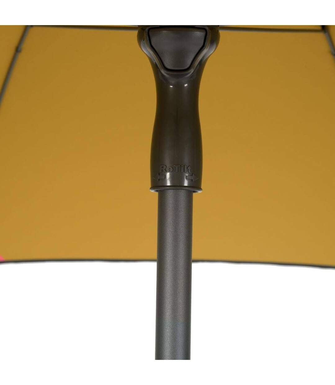 Parasol droit rond Bogota - Inclinable - Diam. 250 cm - Jaune safran