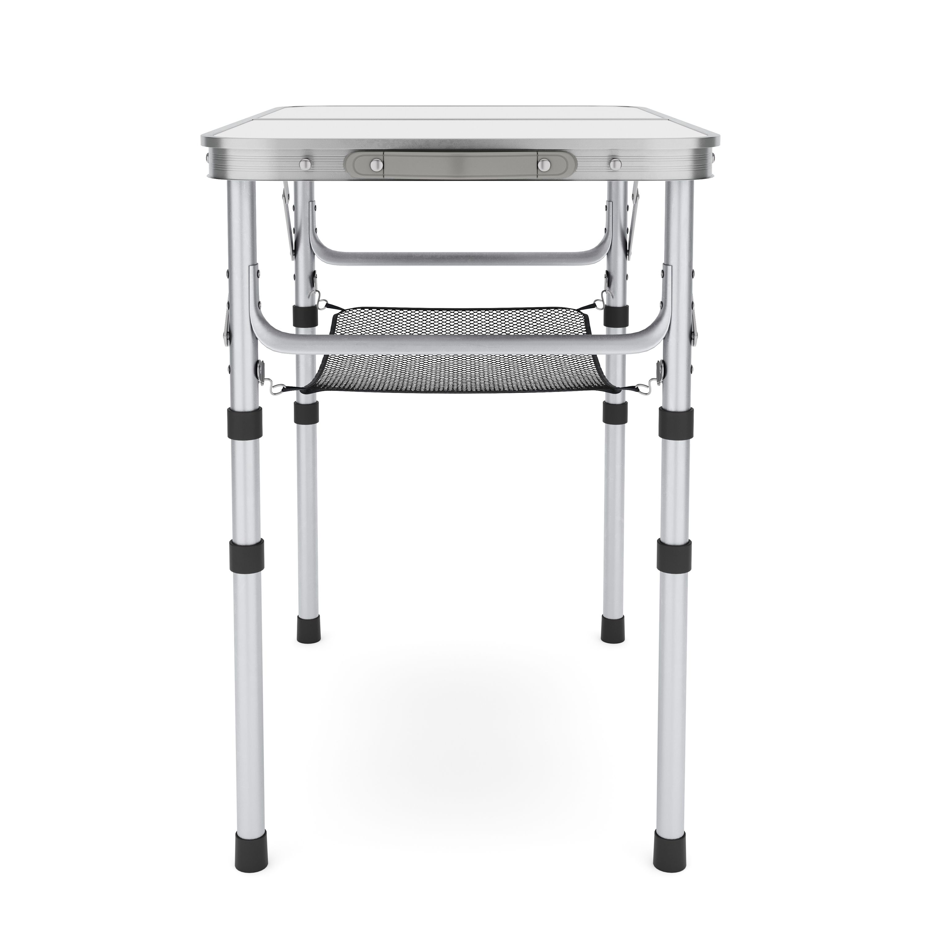 Campingtisch klappbar WILLY 3-fach höhenverstellbar 60 x 40 cm weiss