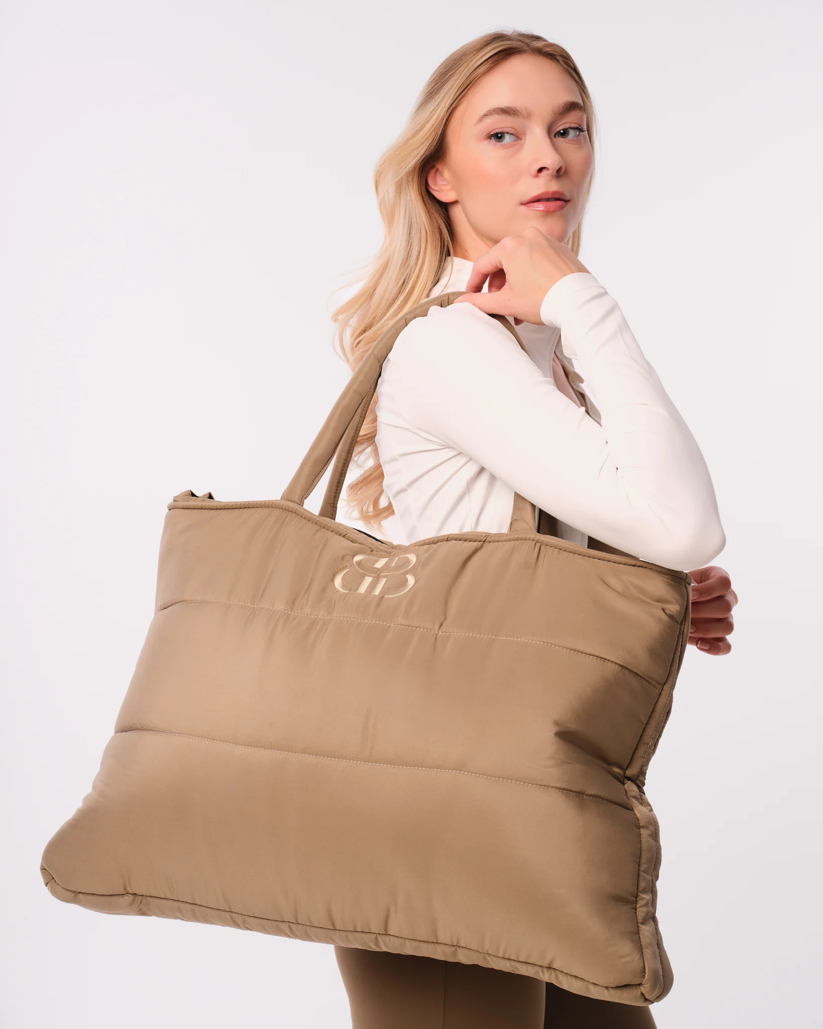 Bumpro Puffer Shopper Beige Dune - One Size